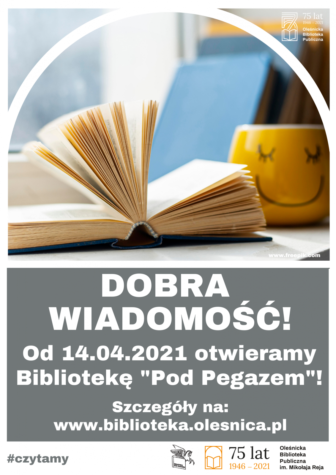 informacja o ponownym otwarciu biblioteki informacja o ponownym otwarciu biblioteki